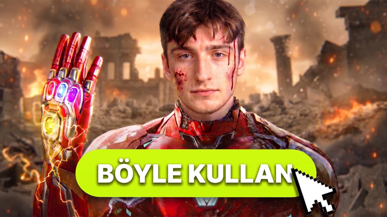 Burdekap’ın Iron Man zırhlı, BÖYLE KULLAN yazılı video kapağı